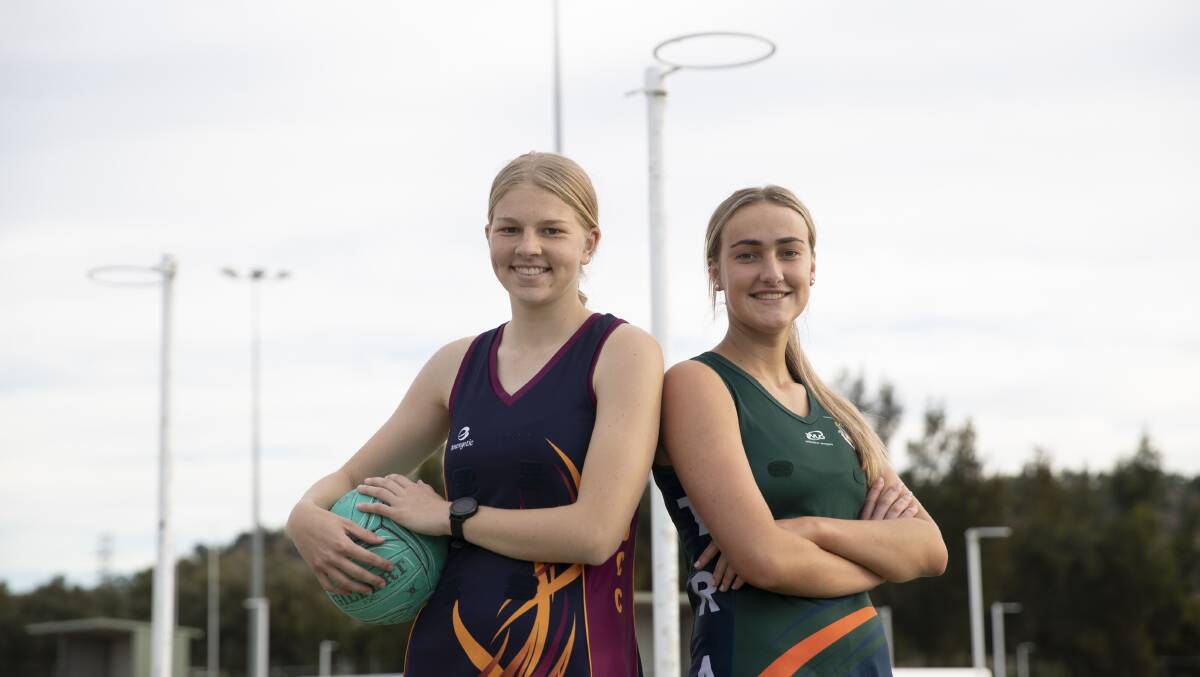 RIVALS: Mater Dei captain Abbey Reinhold and TRAC opposite Sarah Croker are ready for Tuesday's Tracey Gunson Shield final. Picture: Madeline Begley