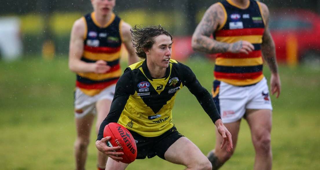 STRONG SEASON: Collingullie-Glenfield Park junior Ed Perryman took out Osborne's best and fairest award. Picture: Border Mail 