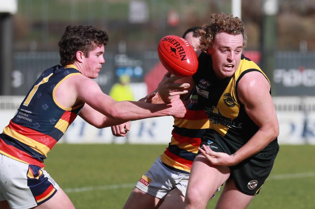 BIG IMPACT: Wagga Tiger Brendan Myers has stepped up as a leader this season. Picture: Les Smith