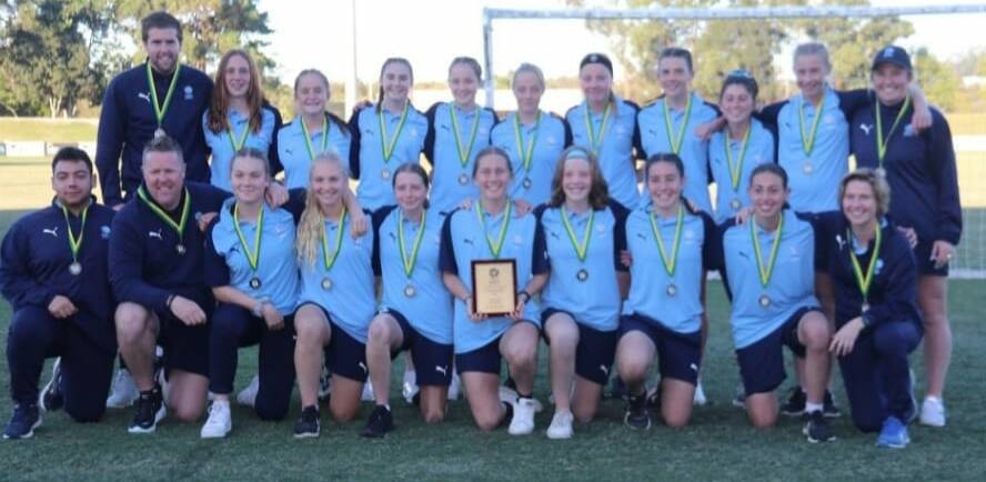 WINNERS: The NSW Country 15 years team. 