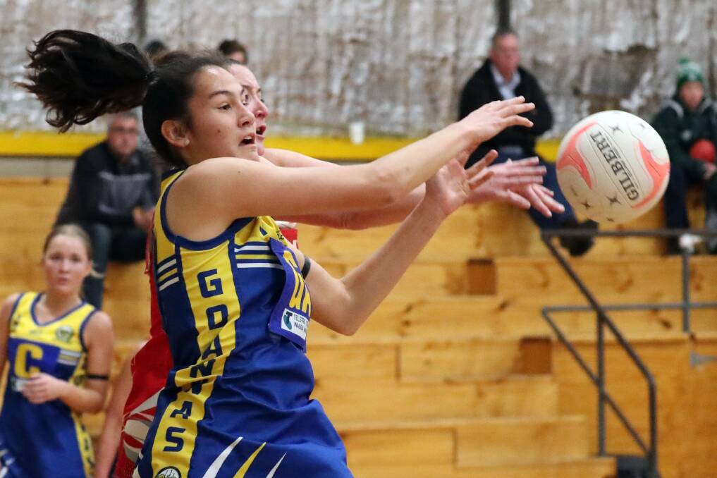 STANDOUT: Talented shooter Sophie Fawns was named player of the match in MCUE's Riverina League grand final win over Collingullie-Glenfield Park last year. Picture: Les Smith