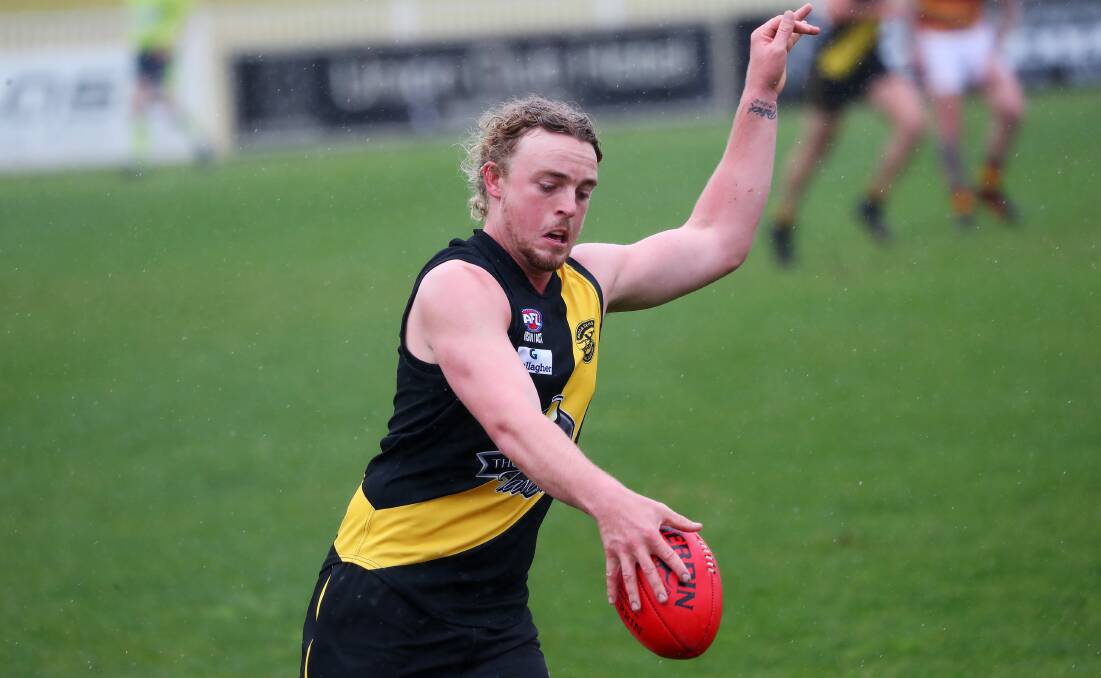 LOCKED IN: Wagga Tigers midfielder Brendan Myers has resigned with the club for next season. Picture: Emma Hillier