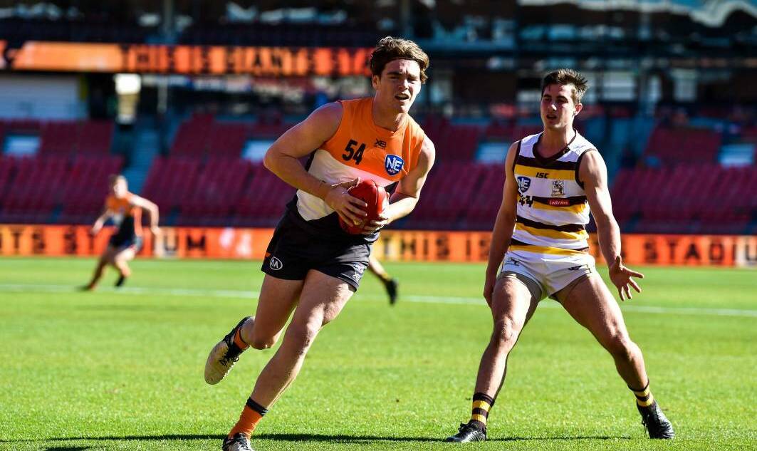 BACK IN ORANGE: Liam Delahunty has returned to the GWS Giants Academy fold. Picture: Keith McInnes