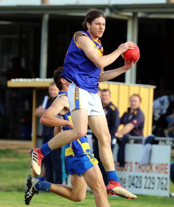 BACK IN RIVERINA: Former Narrandera player Corey Baxter has returned to the Riverina League with Turvey Park. Picture: Les Smith