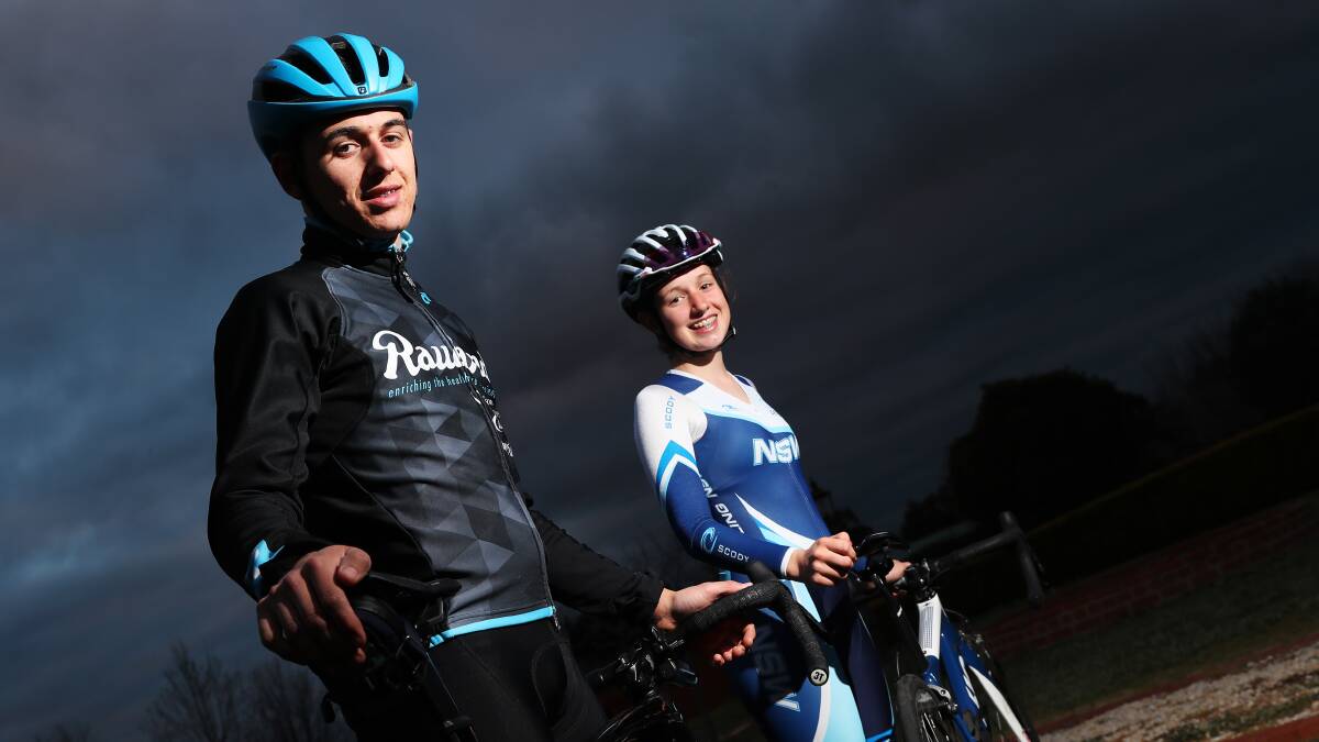 PEDAL POWER: Wagga siblings Myles and Bronte Stewart are enjoying success on the cycling stage. Picture: Emma Hillier