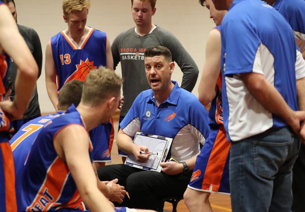 WELCOME RETURN: Former head coach Matt Bishop has returned to the Wagga Heat fold. Picture: Les Smith 