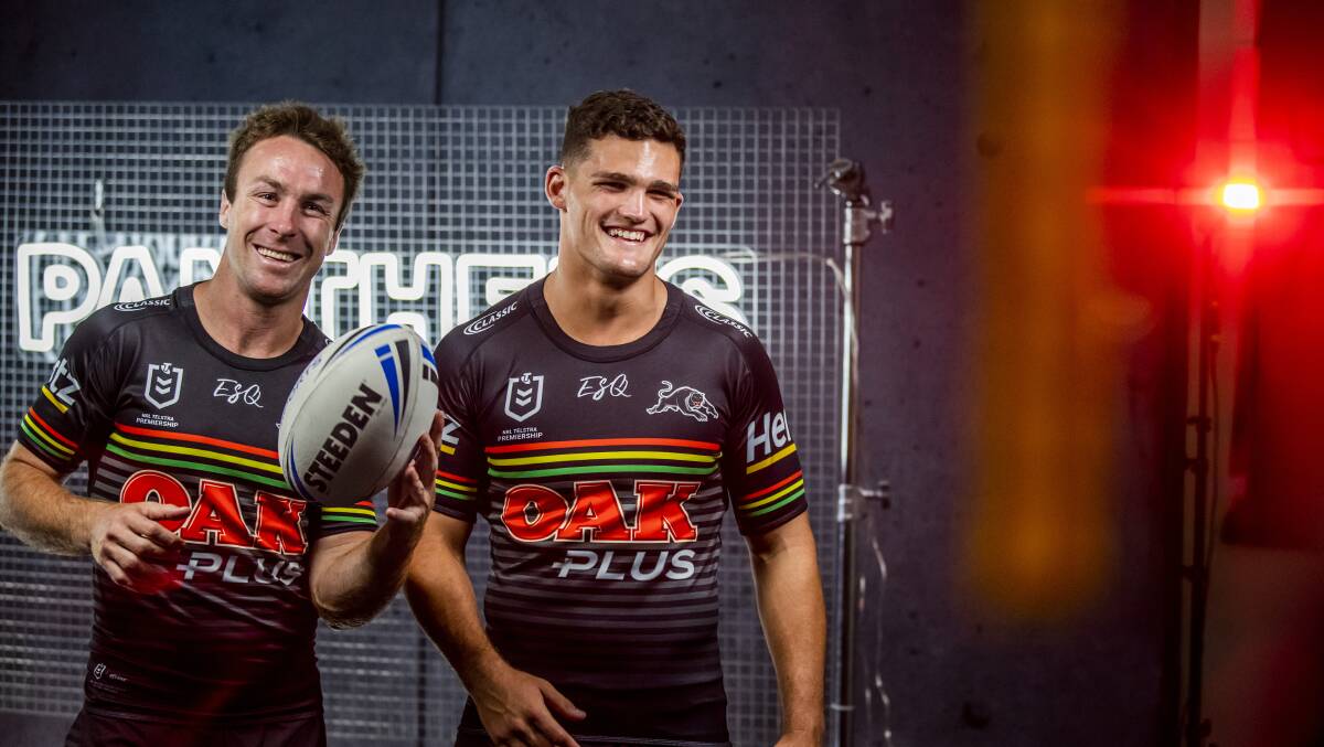 READY TO FIRE: Penrith halves James Maloney and Nathan Cleary are crucial to the Panther's hopes of reviving their season in Wagga. Picture: Gregg Porteous/NRL Photos