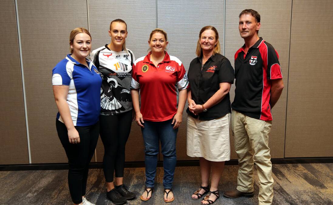 TRAVELLING WELL: Coach Kirsty Lowe (centre) has got CSU firing in their first season in the Wagga competition. Picture: Les Smith