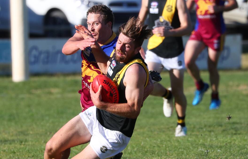 STRONG: Jock Cornell continued his strong recent form in the Tigers' win at Narrandera. Picture: Emma Hillier