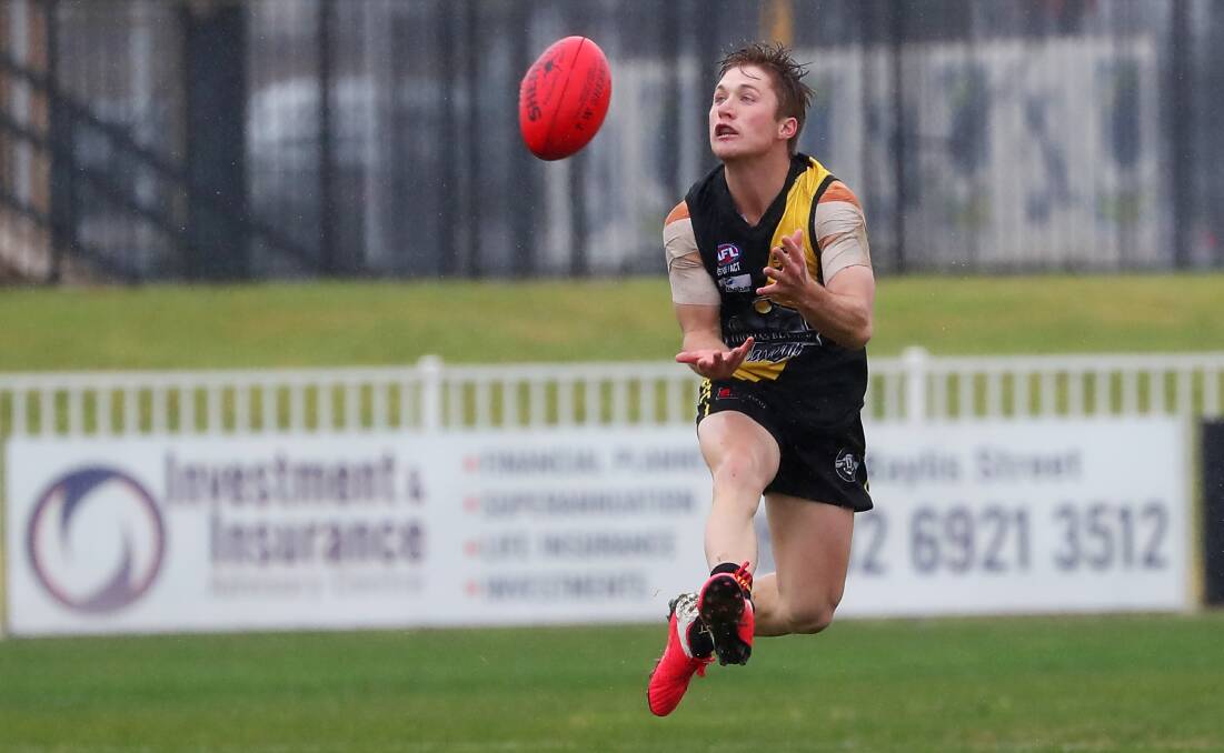 TOUCH OF CLASS: Jake Gaynor is relishing his stint with junior club Wagga Tigers. Picture: Emma Hillier