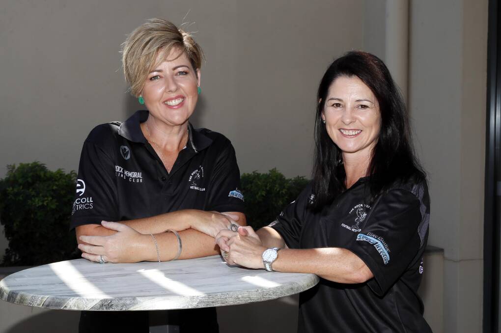 IN CHARGE: The Rock-Yerong Creek coaches Sarah Jones and Tanya Bertoldi. Picture: Les Smith