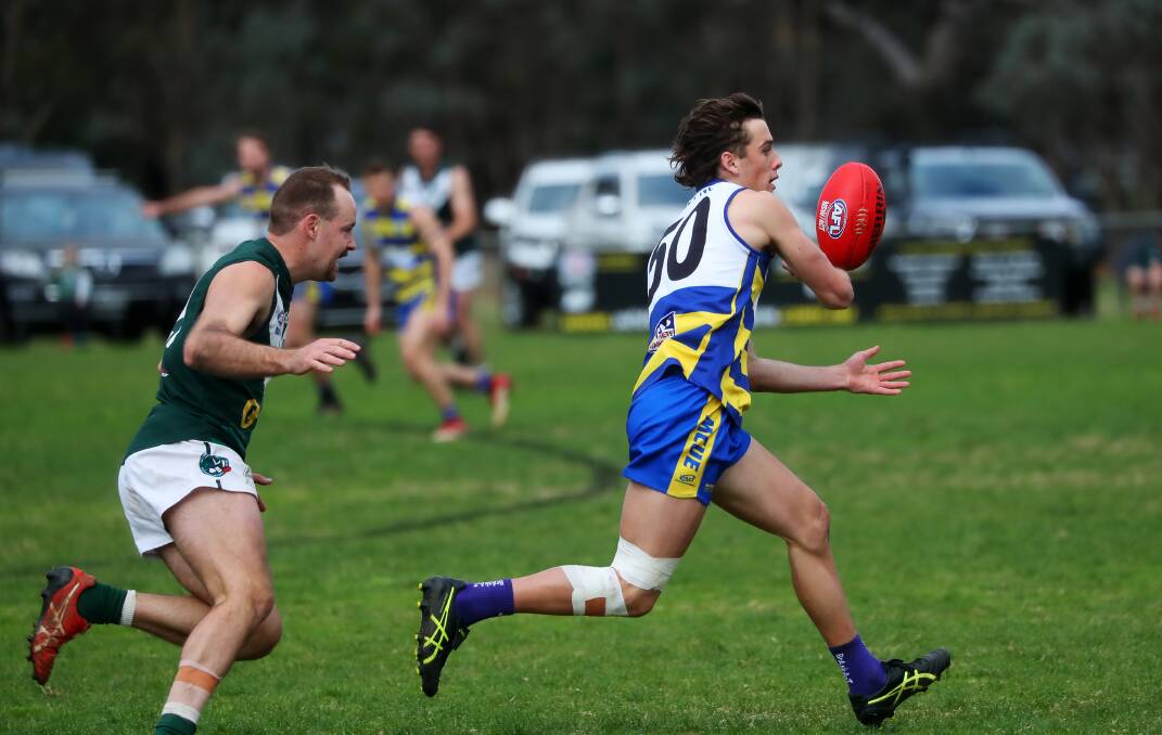 SELECTED: Allies squad member Luke Lawrence playing for MCUE last year. 