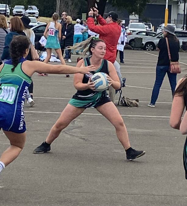 Phoebe Wadley in action for Wagga. 