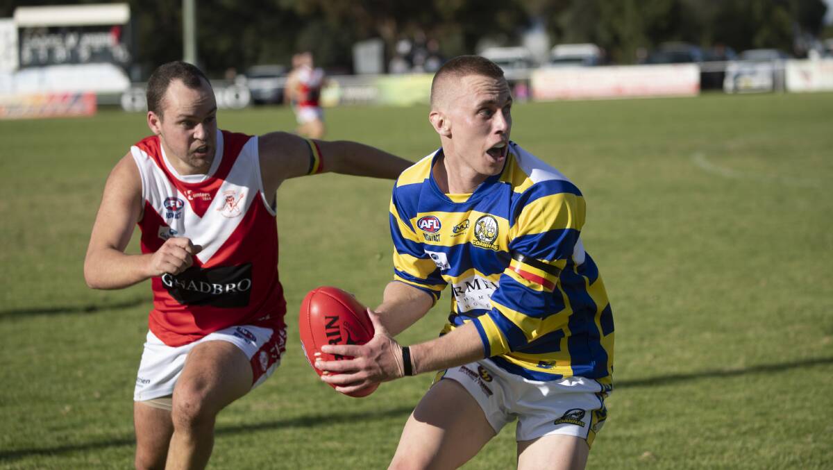 The Demons proved too strong on premiership reunion day at Crossroads. Pictures: Madeline Begley 