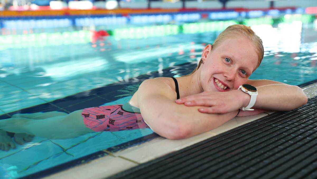 TOKYO BOUND: Wagga swimmer Ashley van Rijswijk will compete in two events at the upcoming Paralympics. Picture: Emma Hillier