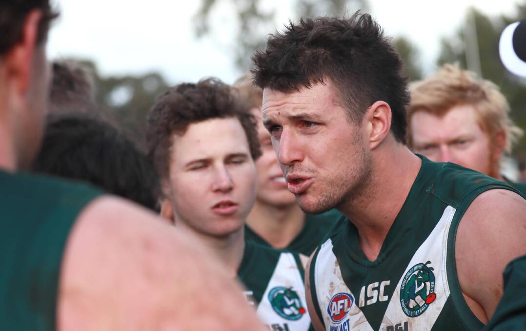 RETURNING: Coolamon co-coach Jake Barrett will lead the team again next year. Picture: Les Smith