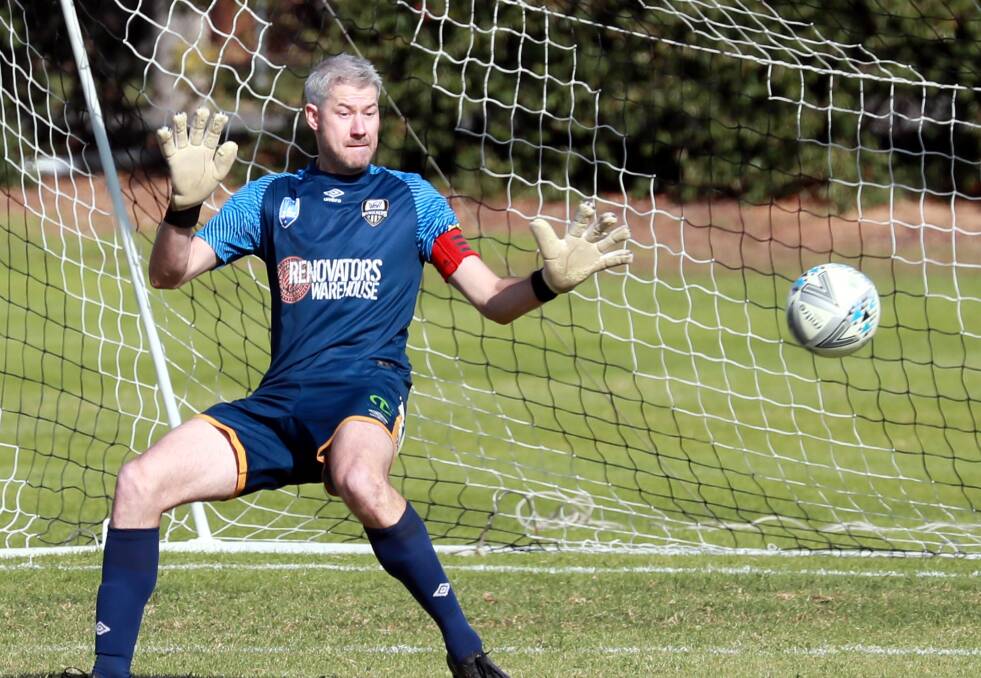 MOVING ON: Goalkeeper Robert Fry has joined Lake Albert after a long tenure at Wagga City Wanderers. Picture: Les Smith