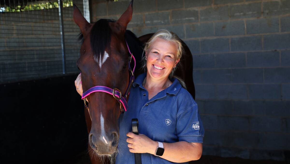 Cindy Browne with Deganway. Picture: Emma Hillier