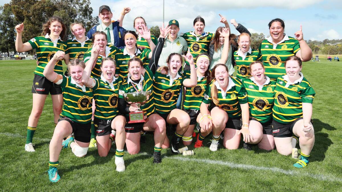 UPSET: Ag College held out previously unbeaten CSU to win the women's tens grand final. Picture: Les Smith