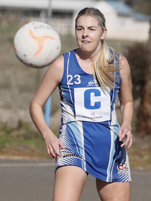 EYE ON THE PRIZE: Temora coach Meg Reinhold has the Roos firing after they maintained their unbeaten start to the season against Barellan. Picture: Les Smith