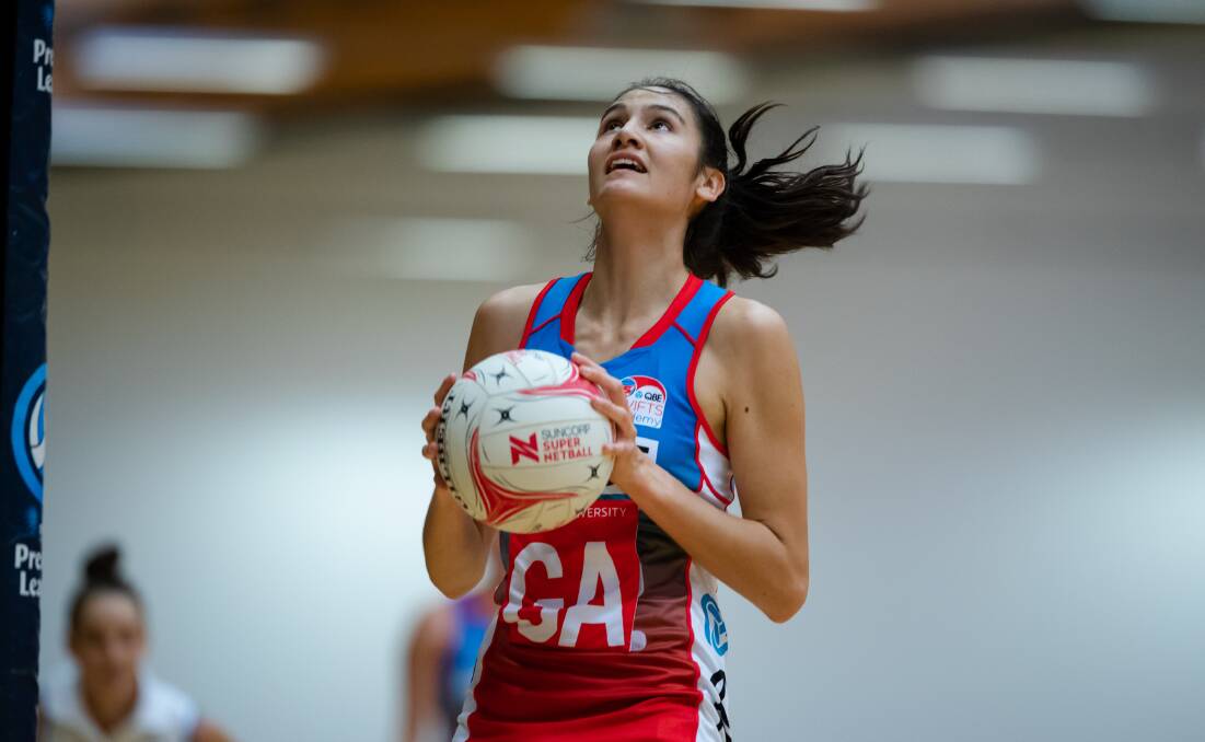 ON CUSP: Wagga netball product Sophie Fawns is looking forward to another year with NSW Swifts Academy. Picture: NSW Swifts 