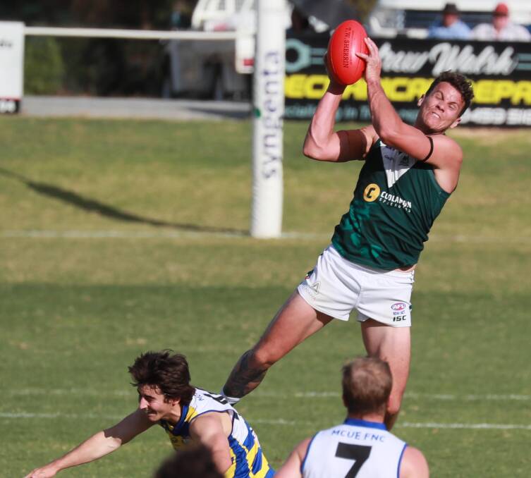 PART TIME: Ruckman Anthony Atkin will only be available for limited games for Coolamon this year. Picture: Les Smith