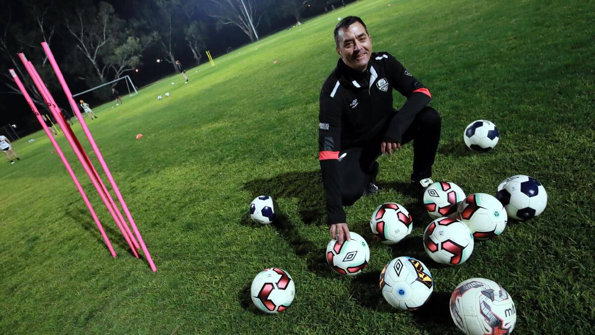 BACK IN BUSINESS: Wagga City coach Sam Gray. Picture: Les Smith