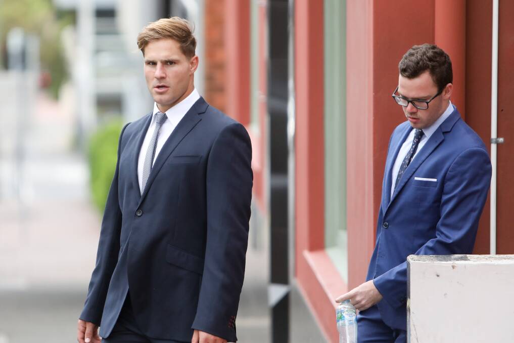 Jack de Belin attended Wollongong District Court on Thursday during the third week of his sexual assault trial. Picture: Adam McLean