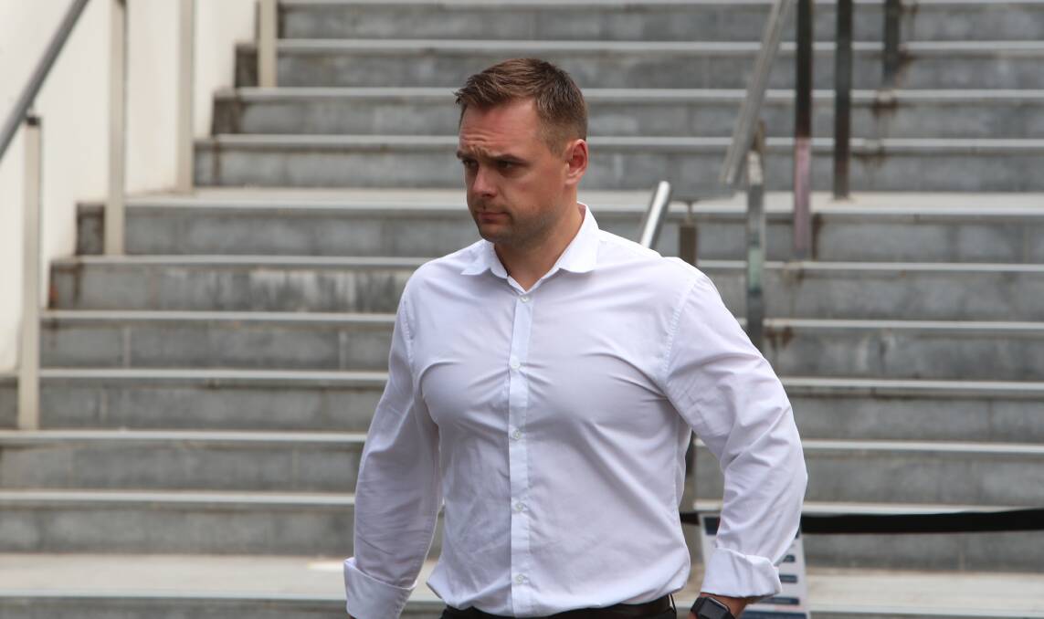 Witness Troy Martin gave evidence in court last week, telling jurors he had been inside the townhouse on the night of the alleged rape. Picture: Sylvia Liber
