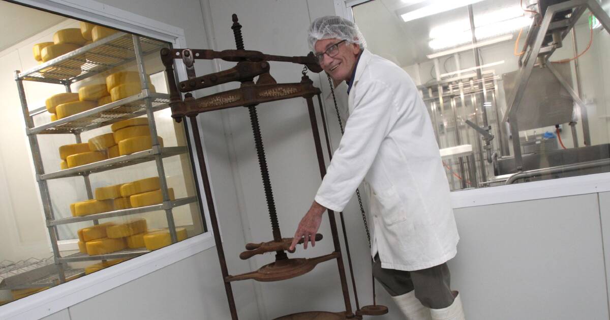 RIVERINA SUCCESS: Coolamon Cheese part owner and cheese maker, Barry Lillywhite, is impressed with the facility's success since opening. Picture: Les Smith