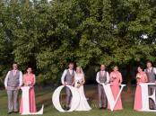 The wedding of Alyce Crichton and Shannon Terlich. Picture: Blissful Love Photography, Albury