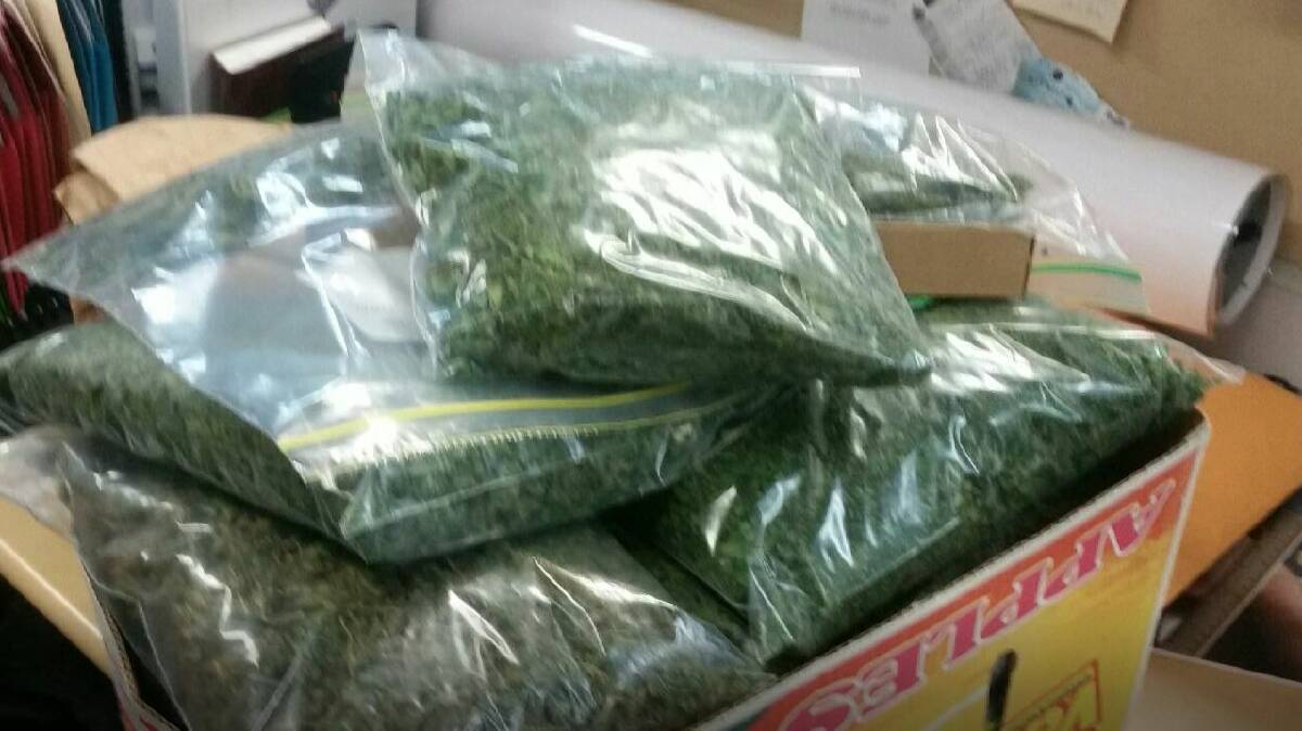 Drugs seized during a house raid ahead of Schoolies Week on the Gold Coast.