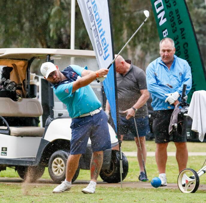 Matt Stieger will head into the second round just two shots off the lead at the Wagga Pro-Am. Picture by Les Smith