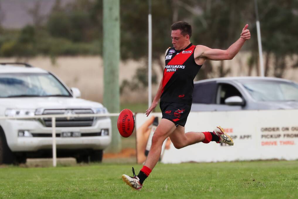 STRONG GAME: Chris O'Donnell kicked three goals for Marrar on Saturday.
