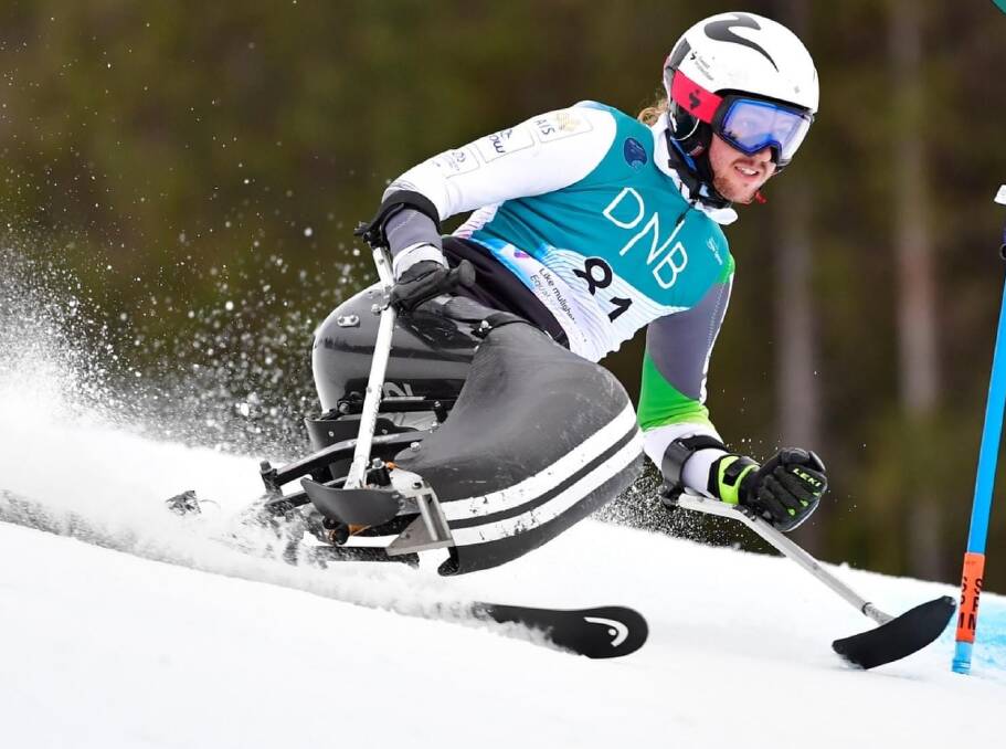 ON HIS WAY: Josh Hanlon has been selected in the Australian Winter Paralympic Team to compete at Beijing next month. Picture: Paralympics Australia