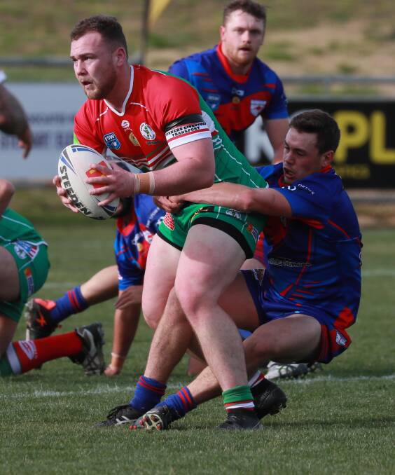 James Hay in action for Brothers in the win over Kangaroos last Saturday. Picture: Les Smith