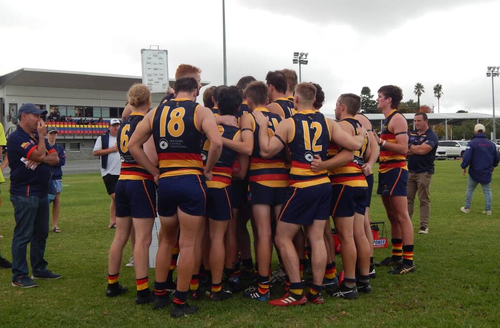 STAYING POSITIVE: Leeton-Whitton coach Tom Groves is committed to working through a tough period for the Crows. Picture: Bree Watts