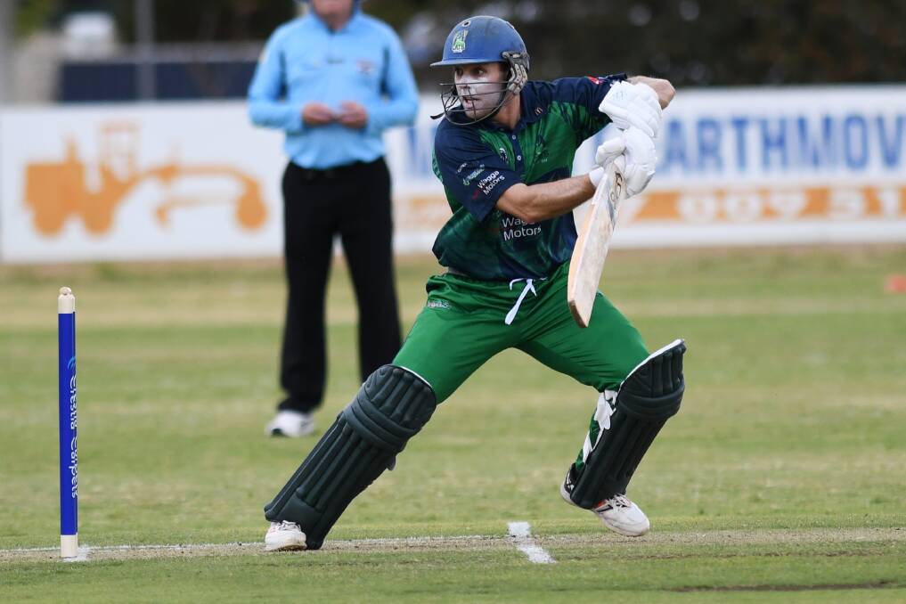 NUMBER ONE: Accomplished Wagga City cricketer Jon Nicoll still leads the competition's run scorers and is yet to be dismissed through the first three rounds.