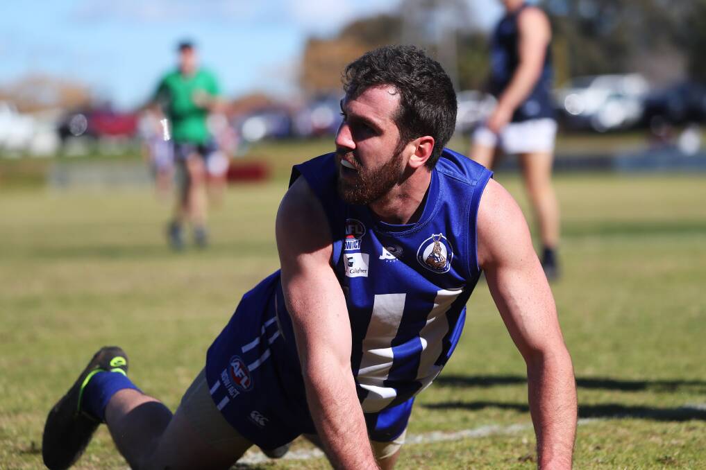 Kieran Shea in action for Temora during finals. Picture: Emma Hillier