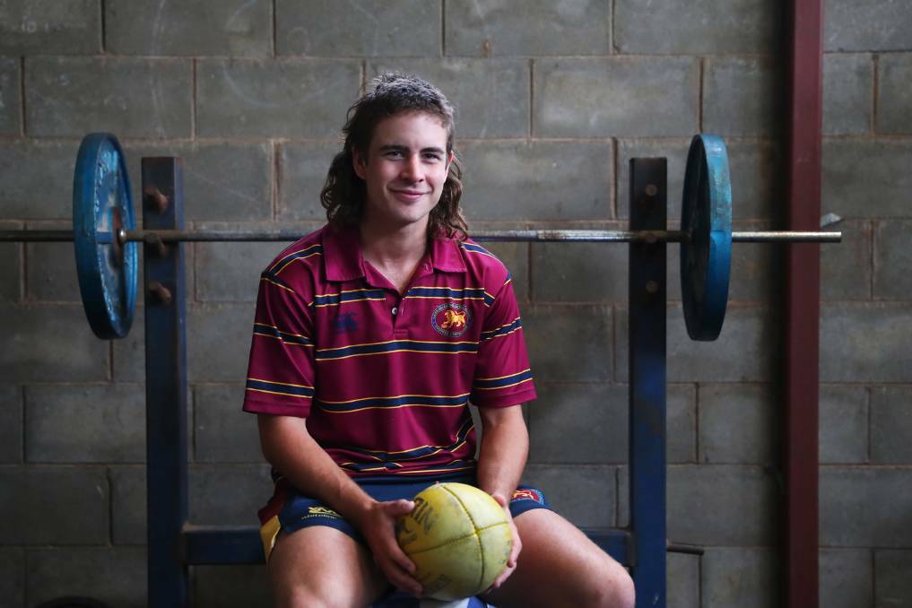 GOING PLACES: Ganmain-Grong Grong-Matong teenager has been named the winner of the AFL Riverina Championship best and fairest. Picture: Emma Hillier