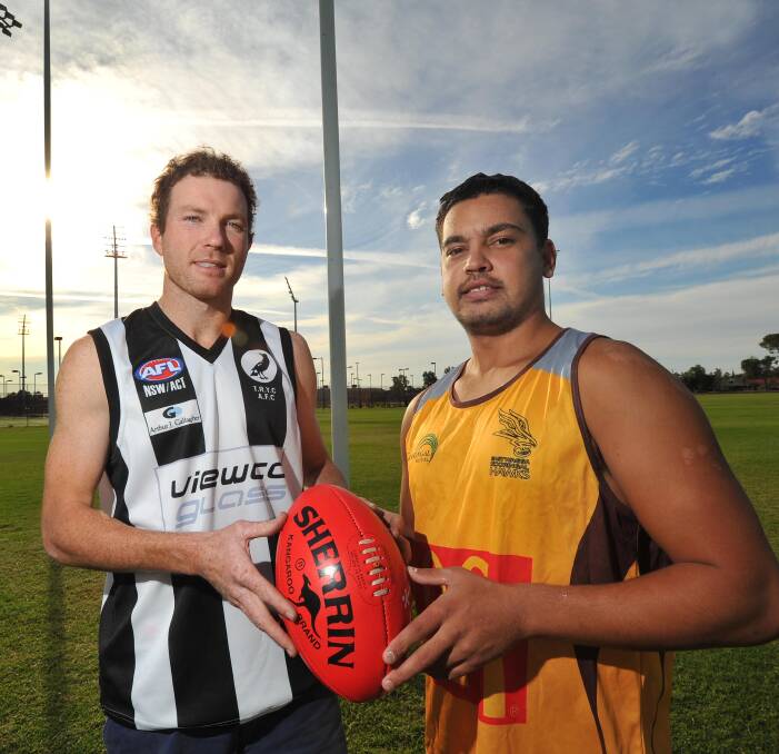 NEW FACES: The Rock-Yerong Creek co-coach Andrew Clarke and East Wagga-Kooringal assistant coach Chris Gordon are both in the Farrer League representative squad. Picture: Kieren L Tilly