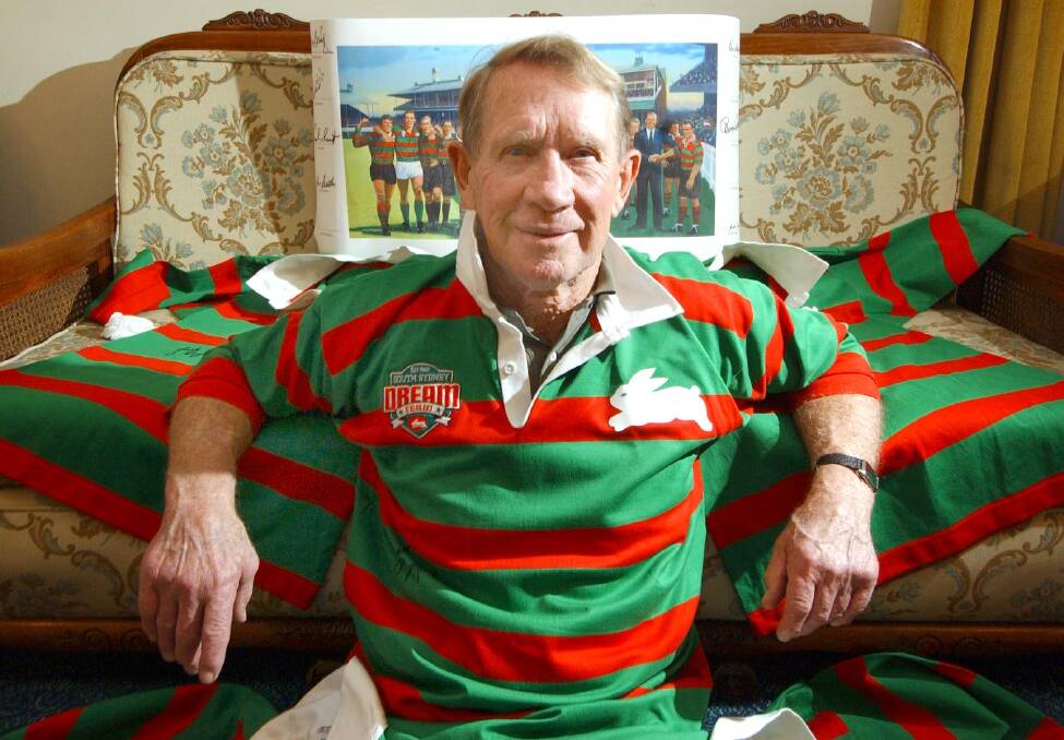 DEARLY MISSED: The late Greg Hawick in his South Sydney colours back in 2004.