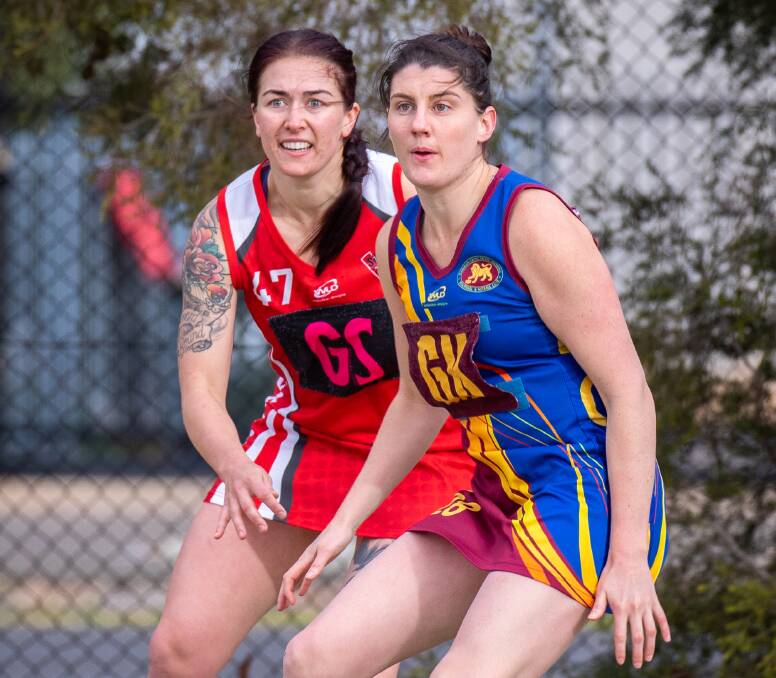 MULTI TALENTED: Ganmain-Grong Grong-Matong's Brooke Walsh is proving to be just as handy on the football field as she is on the netball court. Picture: Andrew McLean Photography