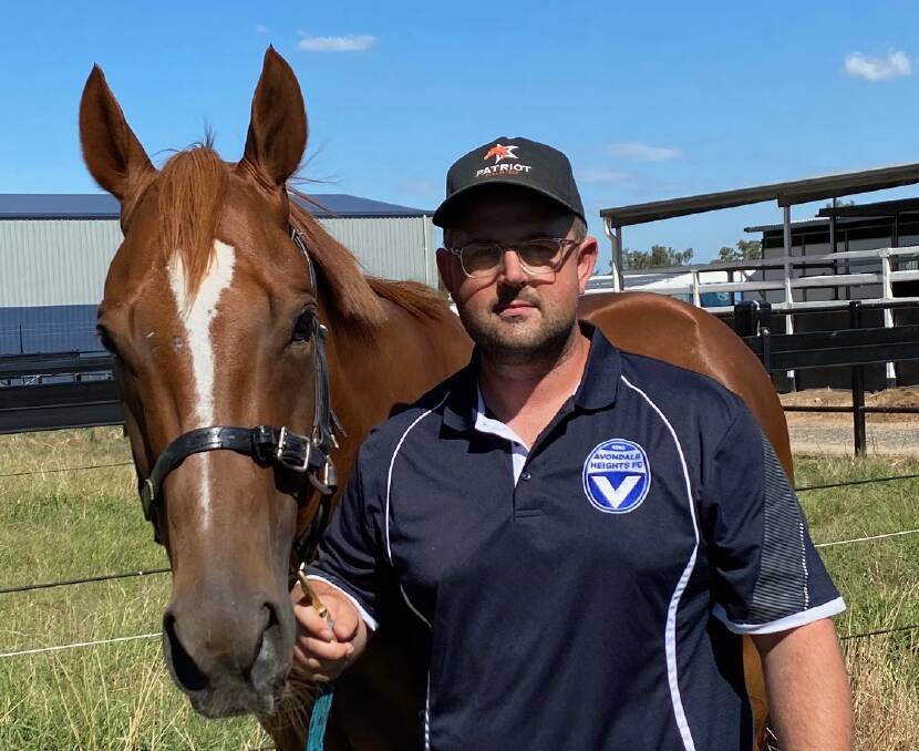 RAISING CONCERNS: Albury trainer Mitch Beer, pictured with Swagger, has questioned the value of the Big Dance.