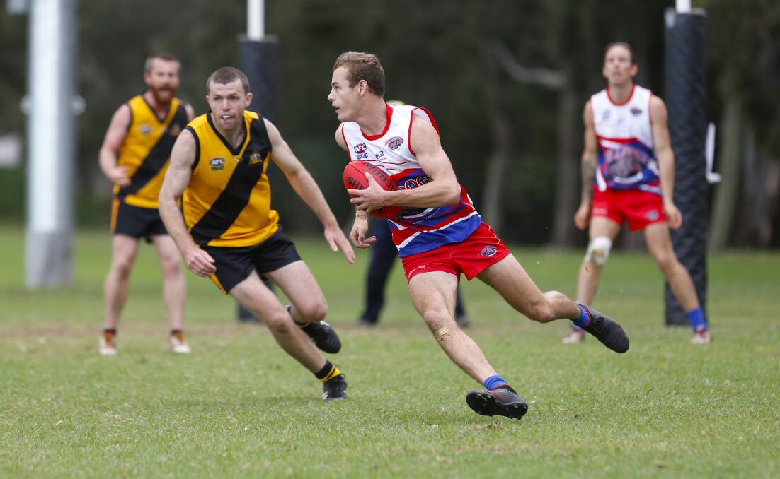 WELCOME HOME: Pat Walker, in action for Wollongong Bulldogs, will come into the Temora team for Saturday's game against North Wagga. Picture: Anna Warr