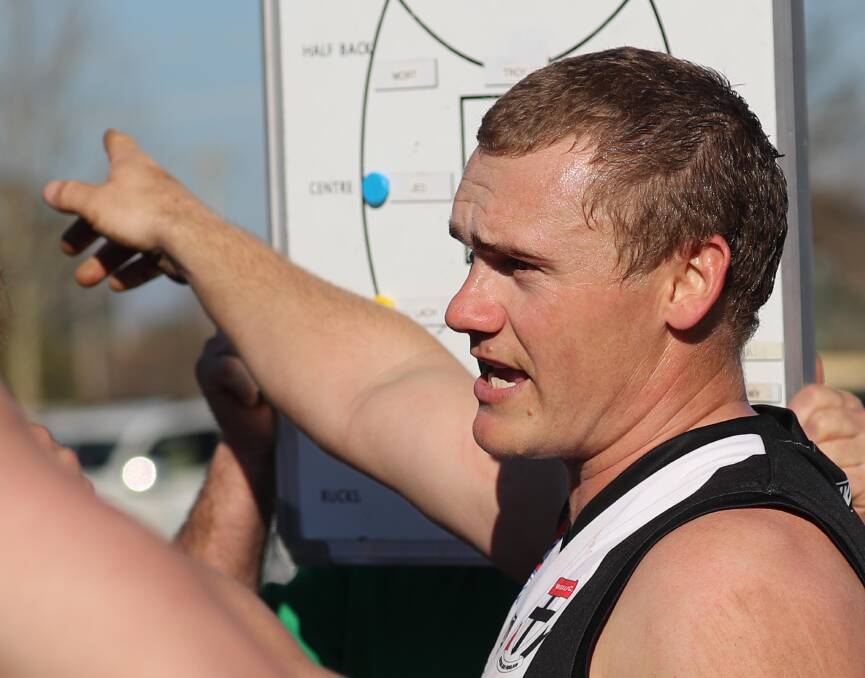 GOING AGAIN: North Wagga coach Kirk Hamblin has re-signed with the Saints for the 2019 season. It will be his fourth year as coach of the club. 