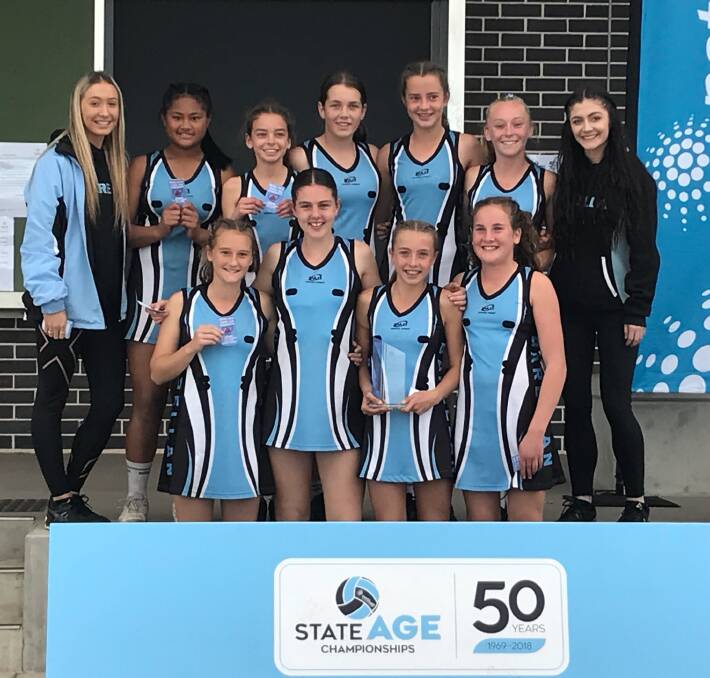 CHAMPIONS: Barellan and District Netball Association's under 13 team that took out division two of the state age championships.