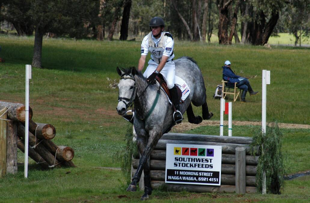 STAR ATTRACTION: Stuart Tinney on Watermark Greyson at Wagga back in 2005.