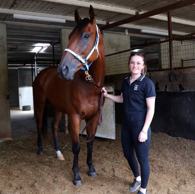 IN FORM: Wagga apprentice jockey Heni Ede, pictured with Jodhpur, enjoyed a special win at Murrumbidgee Turf Club on Monday. Picture: Emma Hillier
