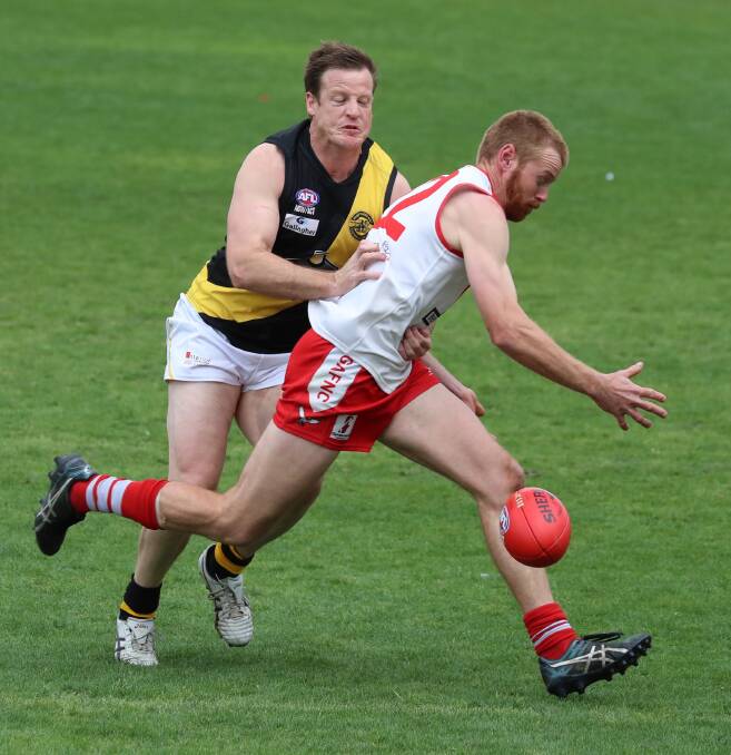 Griffith defender James Taylor was yellow carded and reported during the final quarter of the grand final loss.
